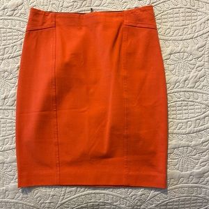 Burnt Orange Pencil Skirt